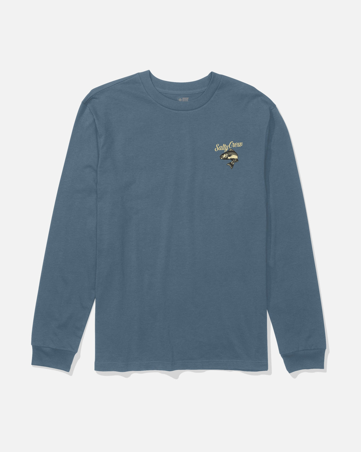 STRIPED LS TEE - Slate | Salty Crew Premium
