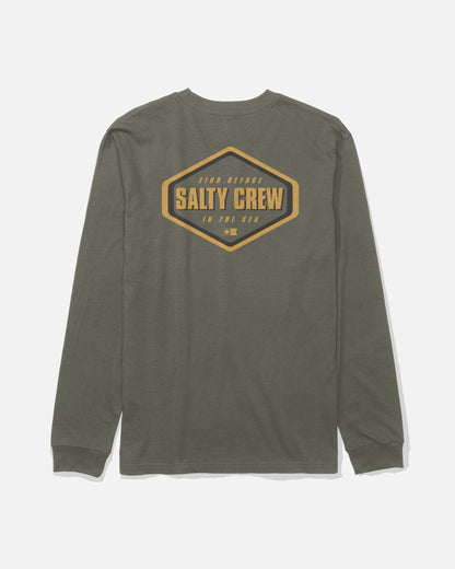 SHAPELY LS TEE - Dusty Olive | Salty Crew Premium