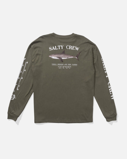 BRUCE LS TEE - Dusty Olive | Salty Crew Premium