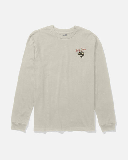 STRIPED LS TEE - Bone | Salty Crew Premium