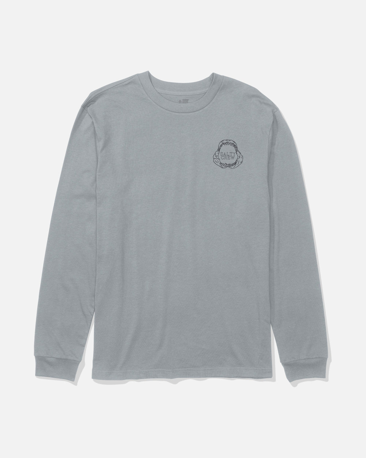 GREAT WHITE LS TEE - Quarry | Salty Crew Premium