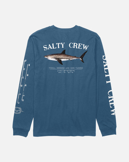 BRUCE LS TEE - Cast Blue | Salty Crew Premium