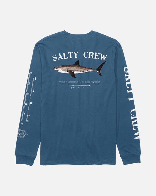 BRUCE LS TEE - Cast Blue | Salty Crew Premium