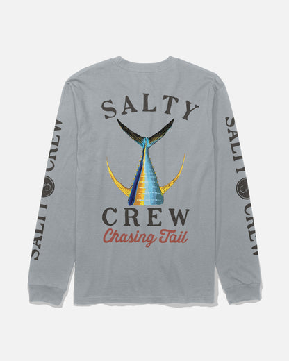 TAILED LS TEE - Quarry | Salty Crew Premium