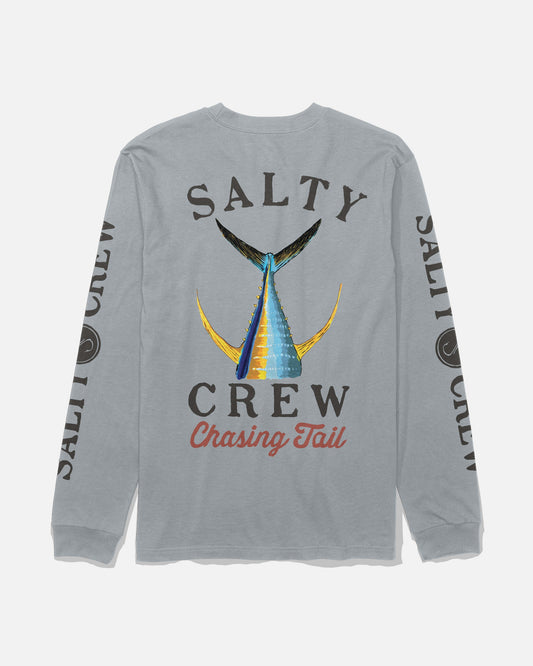 TAILED LS TEE - Quarry | Salty Crew Premium