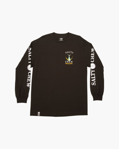 Tailed Classic Long Sleeve Tee - Black | Salty Crew Premium