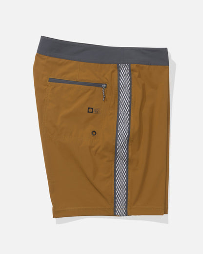 CHANNEL APEX BOARDSHORT - Bronze Brown | Salty Crew Premium
