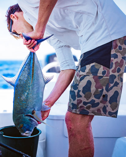 FLAGSHIP BOATSHORT - Sand Camo | Salty Crew Premium