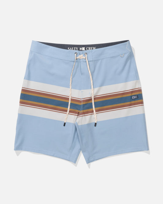 CREW STRIPE BOARDSHORT - Coast Blue | Salty Crew Premium