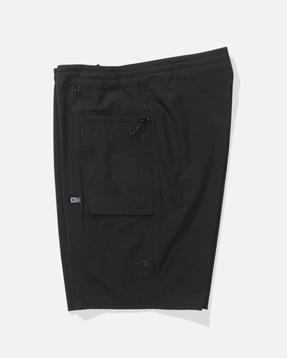 FLAGSHIP BOATSHORT - Matte Black | Salty Crew Premium