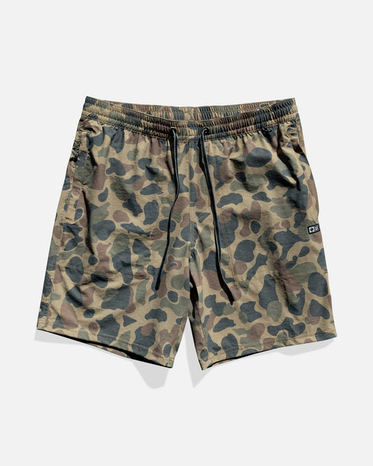 CREW BOATSHORT EWAIST - Sand Camo | Salty Crew Premium