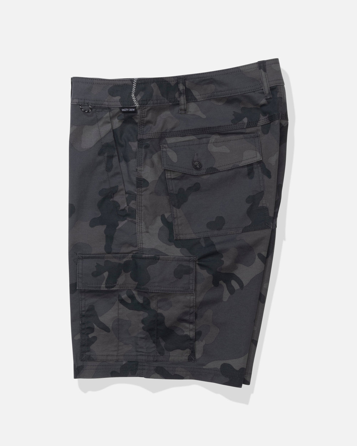 TRANSOM CARGO SHORT - Black Camo | Salty Crew Premium