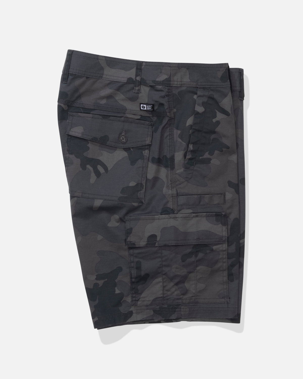 TRANSOM CARGO SHORT - Black Camo | Salty Crew Premium
