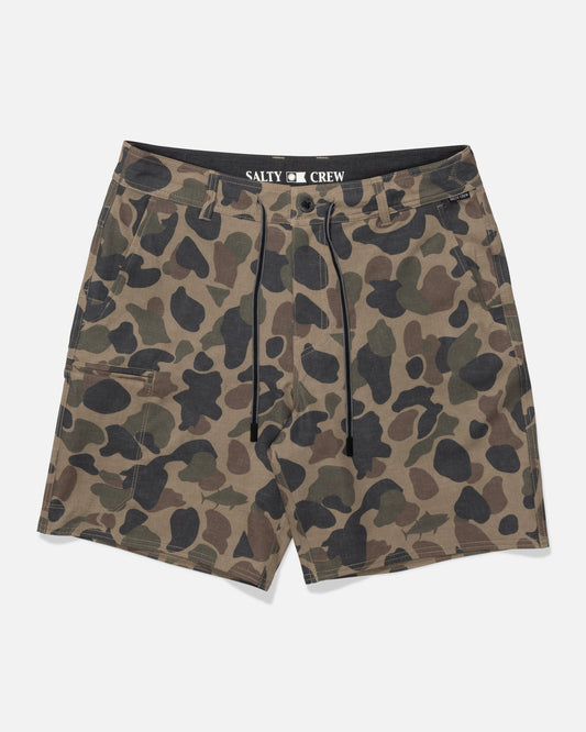 TRANSOM TECH SHORT - Sand Camo | Salty Crew Premium