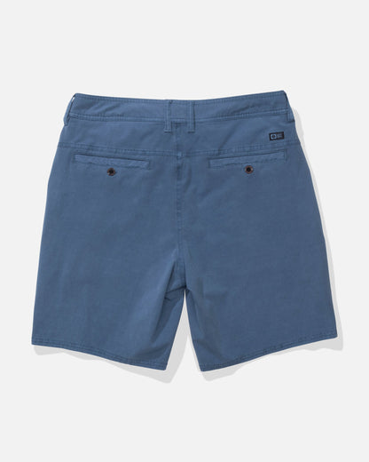 TRANSOM OVERDYE SHORT - Mid Blue | Salty Crew Premium
