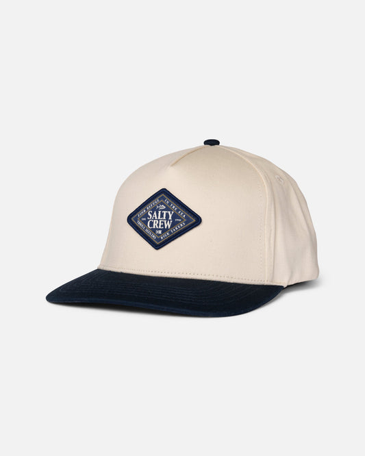 ICONIC SNAPBACK - Birch Navy | Salty Crew Premium