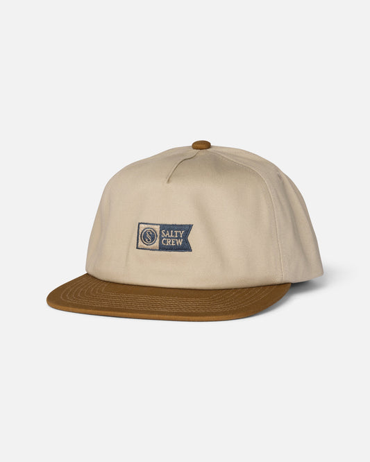 WORKSHOP SNAPBACK - Natural | Salty Crew Premium
