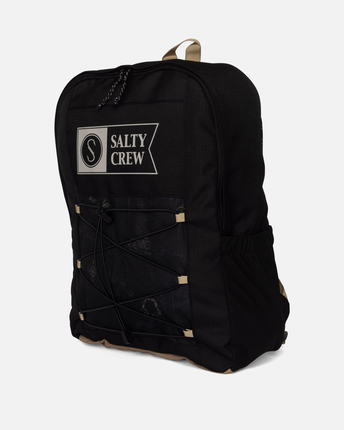 ALPHA PRINT BACKPACK - BLACK | Salty Crew Premium