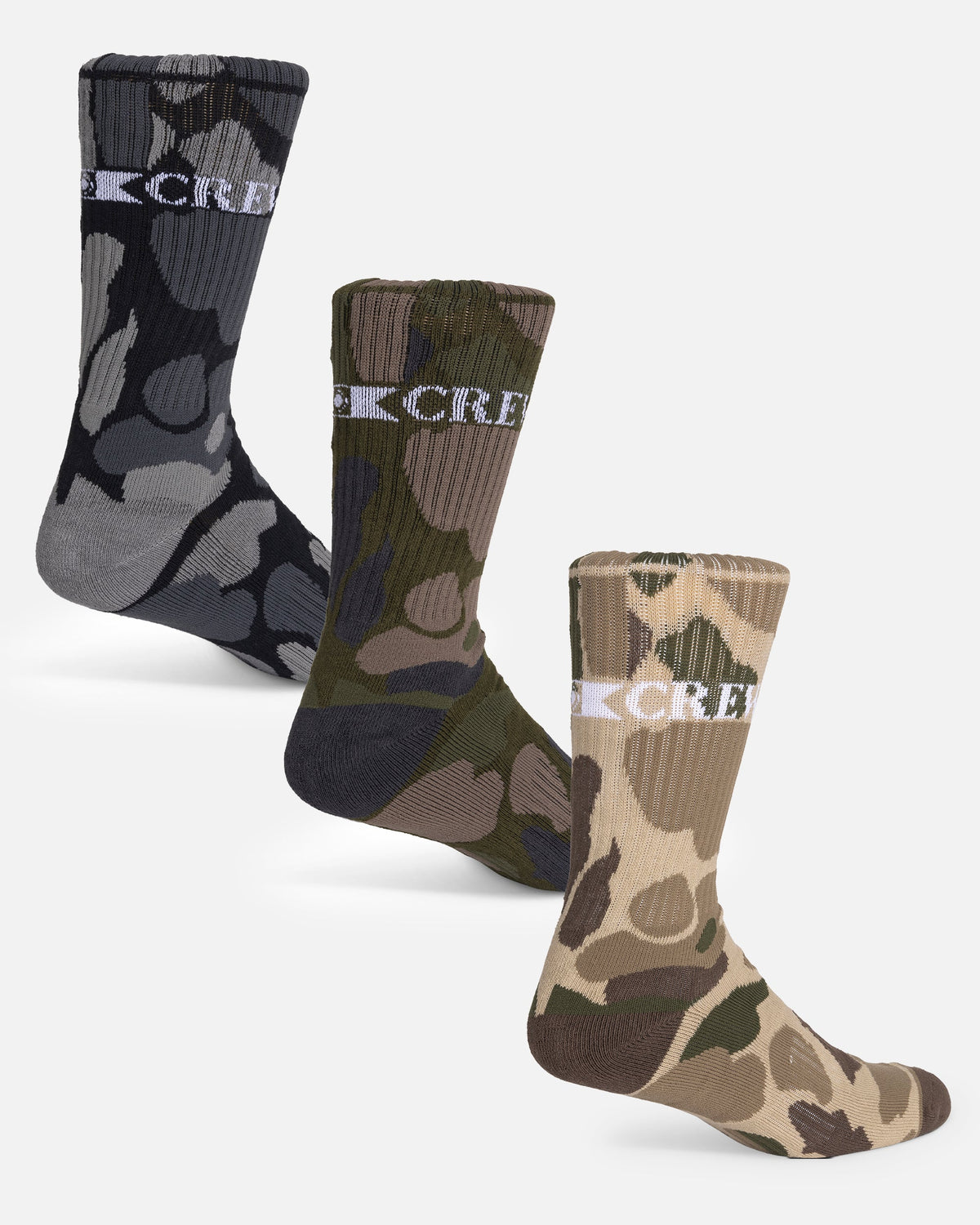 CAMO 3 PACK SOCK - Assorted | Salty Crew Premium