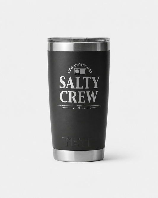 YETI SALTY CREW TUMBLER 20 OZ - Black | Salty Crew Premium