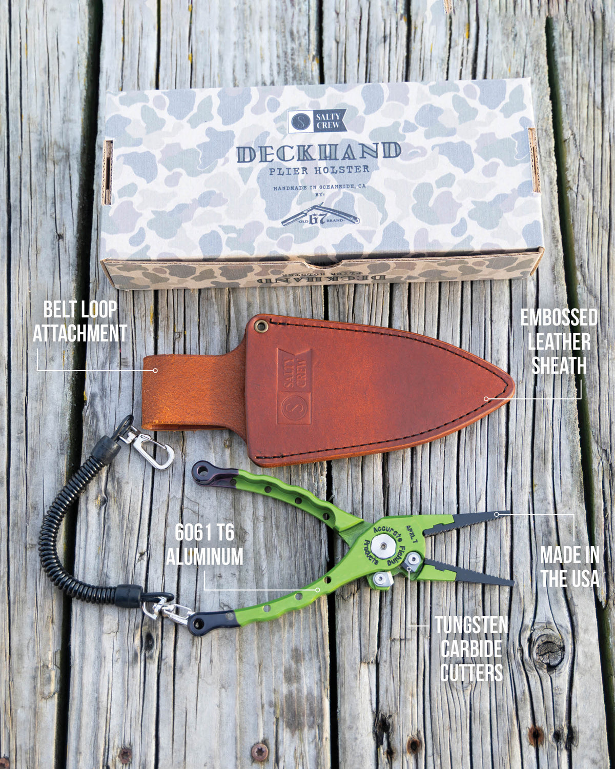 Accurate x Salty Crew 7" Plier - Green | Salty Crew Premium