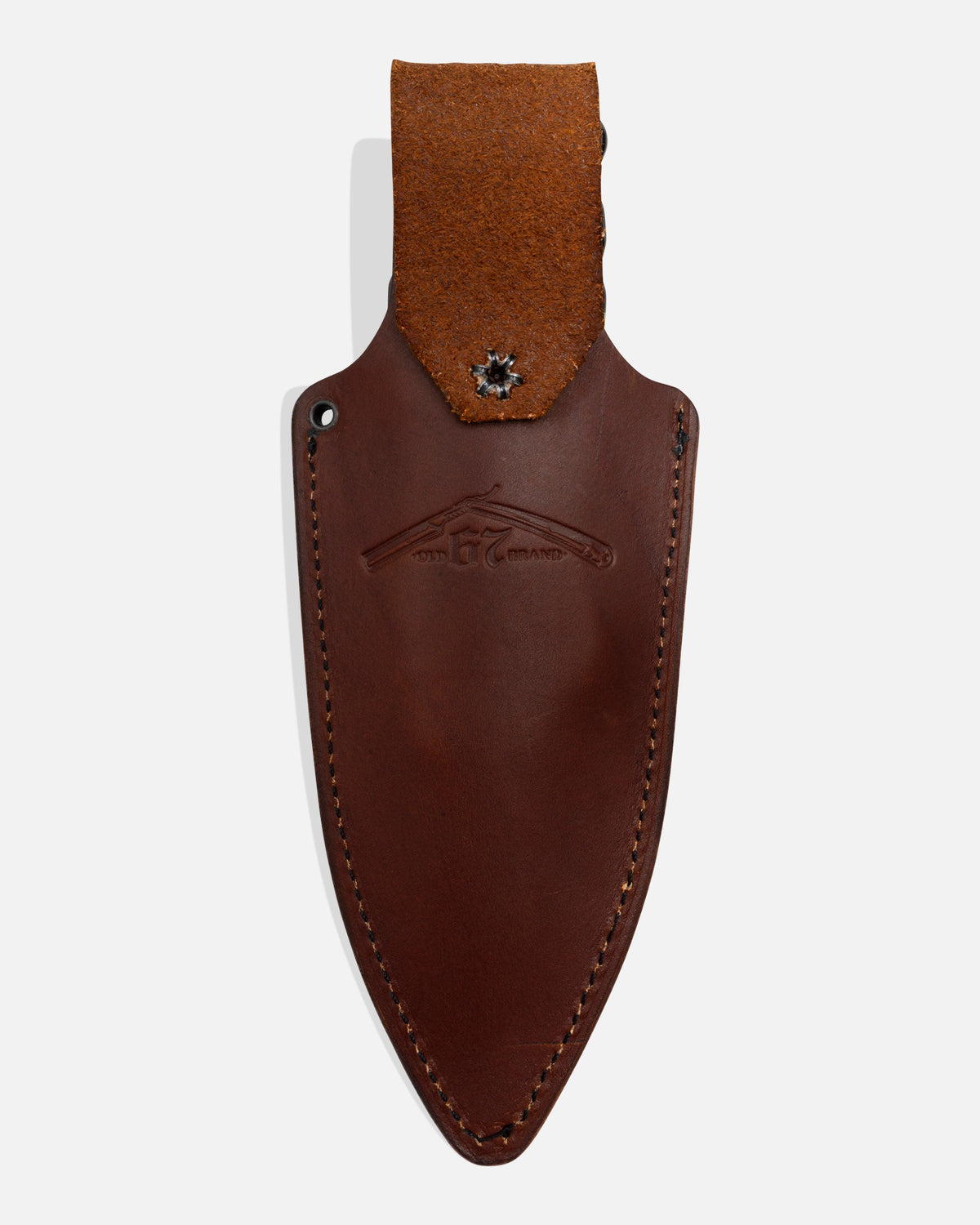 Old 67 x SC Leather Sheath - Brown | Salty Crew Premium