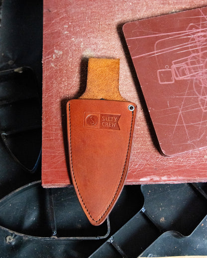 Old 67 x SC Leather Sheath - Brown | Salty Crew Premium