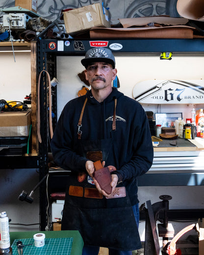 Old 67 x SC Leather Sheath - Brown | Salty Crew Premium