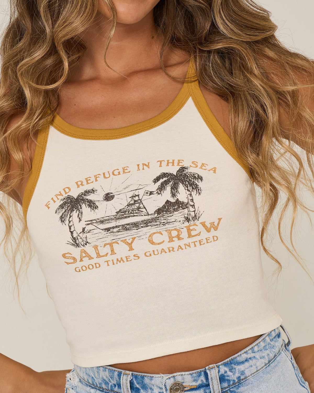 CHARTER TANK - Off White | Salty Crew Premium