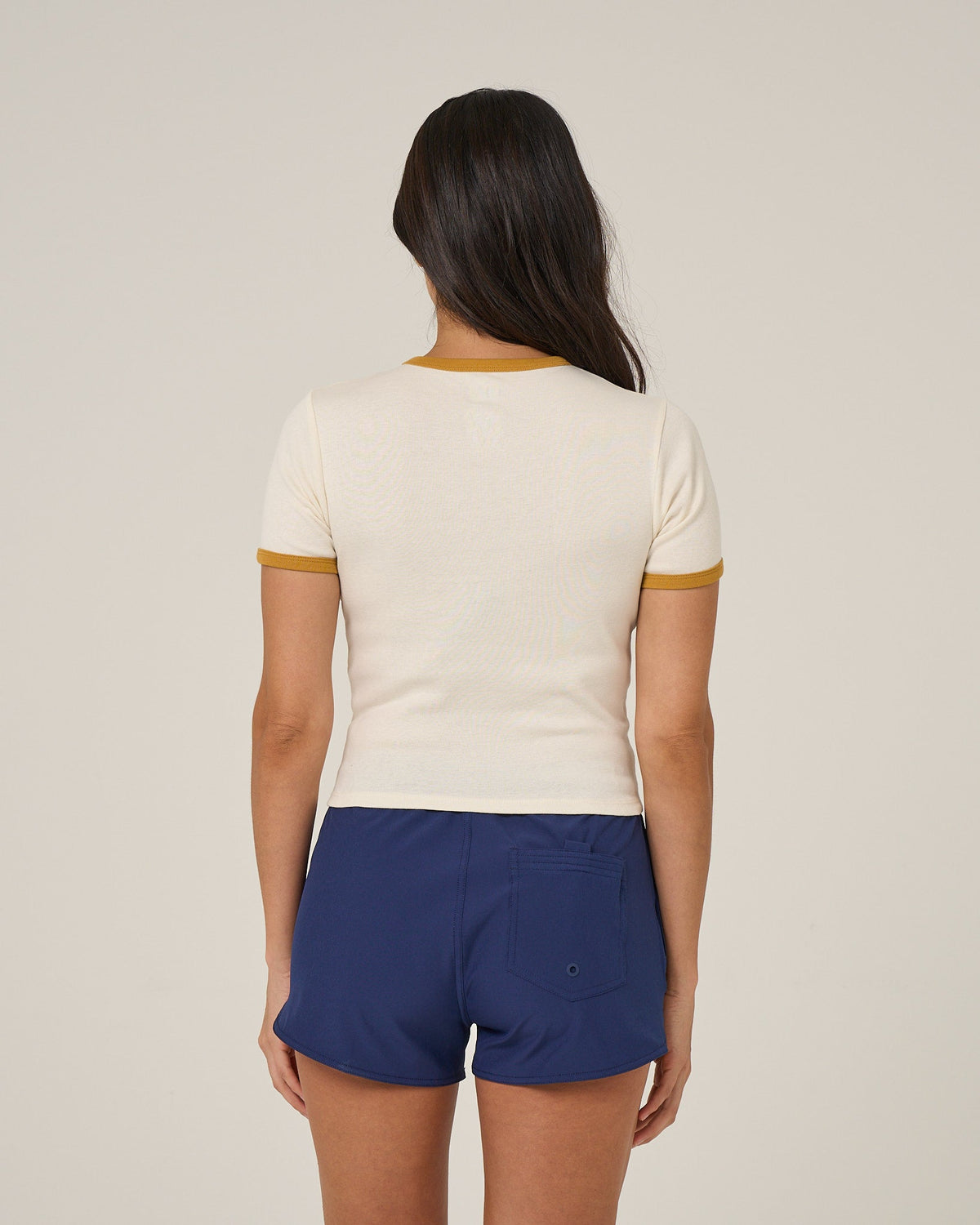 FISHING CLUB RINGER TEE - Off White | Salty Crew Premium