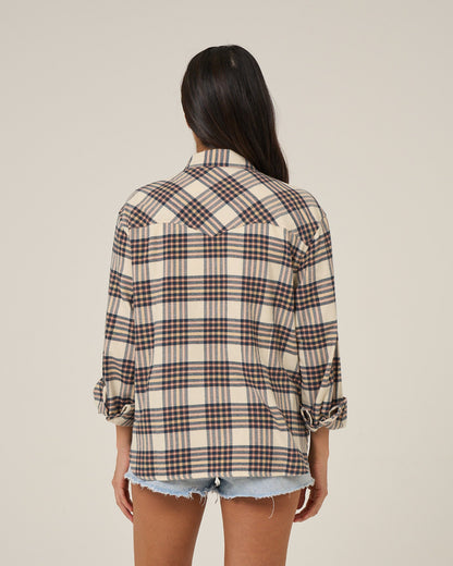 OUT WEST FLANNEL - Birch | Salty Crew Premium