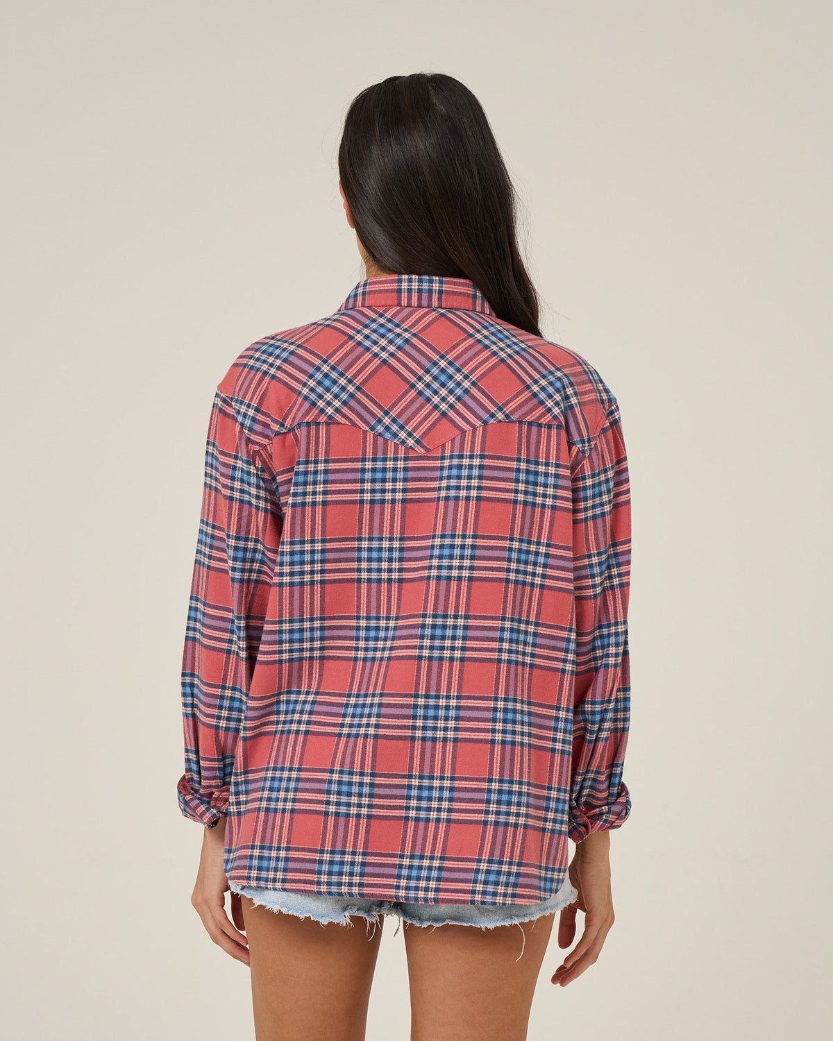 OUT WEST FLANNEL - Rose | Salty Crew Premium