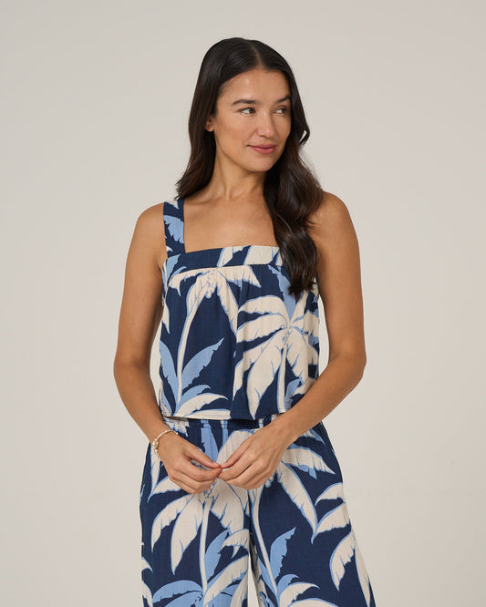 PALMS UP CAMI - Bright Navy | Salty Crew Premium