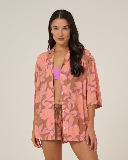 ROSE PARADE TUNIC - Mocha | Salty Crew Premium