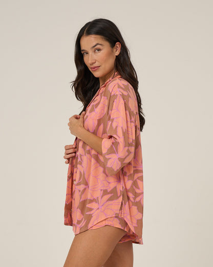 ROSE PARADE TUNIC - Mocha | Salty Crew Premium