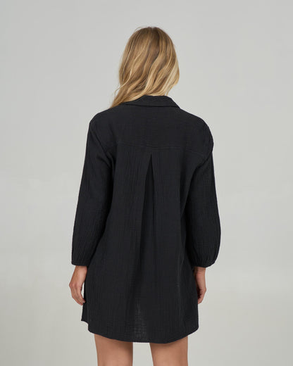 CLOUDBREAK TUNIC - BLACK | Salty Crew Premium