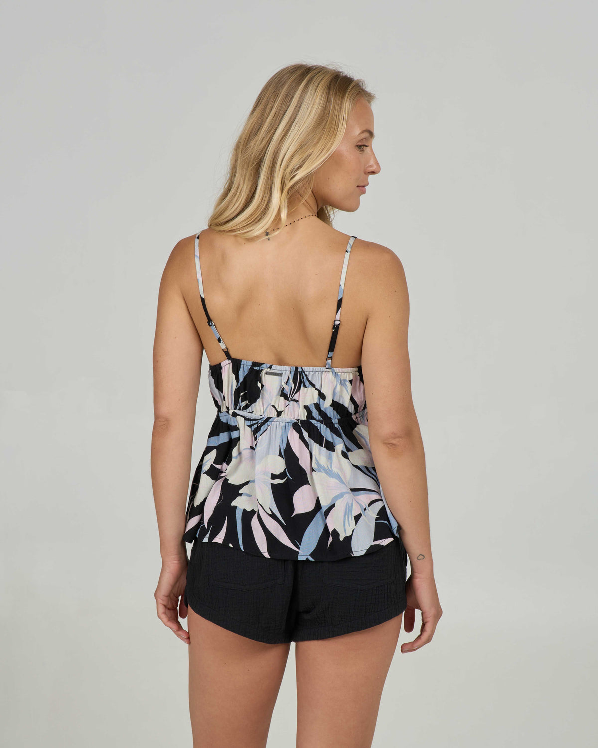 BLOOMED CAMI - BLACK | Salty Crew Premium