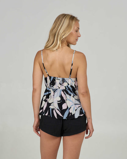 BLOOMED CAMI - BLACK | Salty Crew Premium