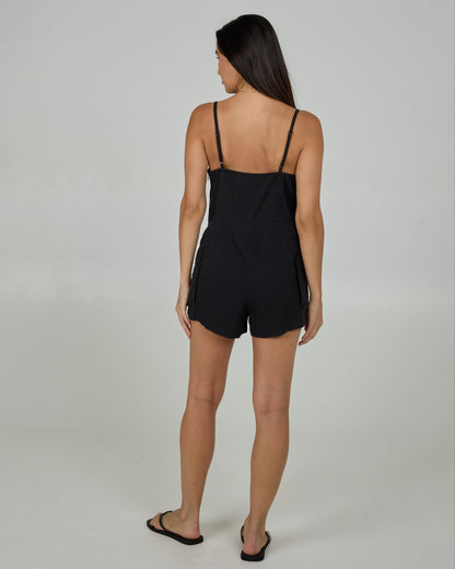 DRIFTWOOD ROMPER - BLACK | Salty Crew Premium