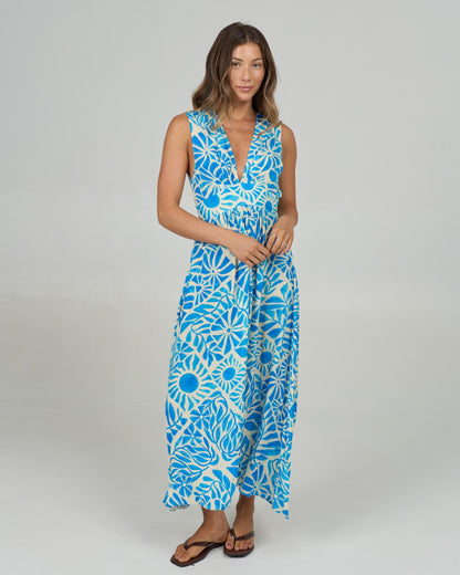 WINDWARD MAXI DRESS - Bold Blue | Salty Crew Premium