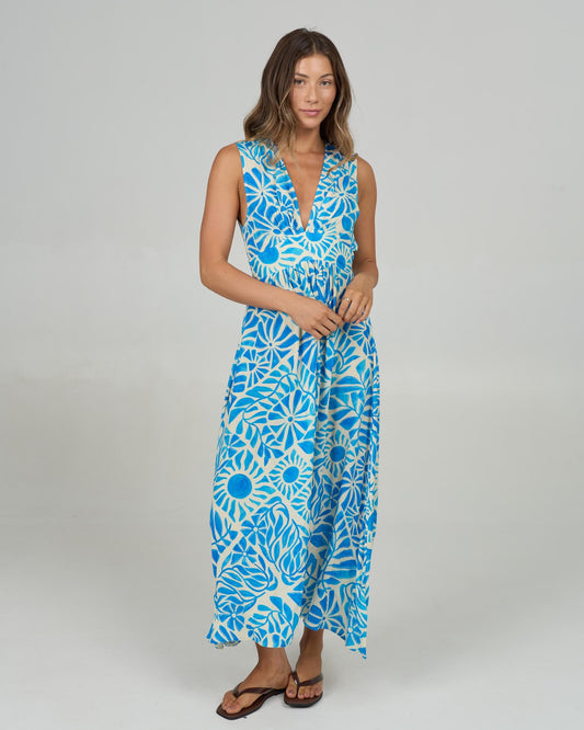 WINDWARD MAXI DRESS - Bold Blue | Salty Crew Premium