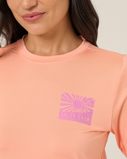 RISE AND SMILE SUNSHIRT - Papaya | Salty Crew Premium