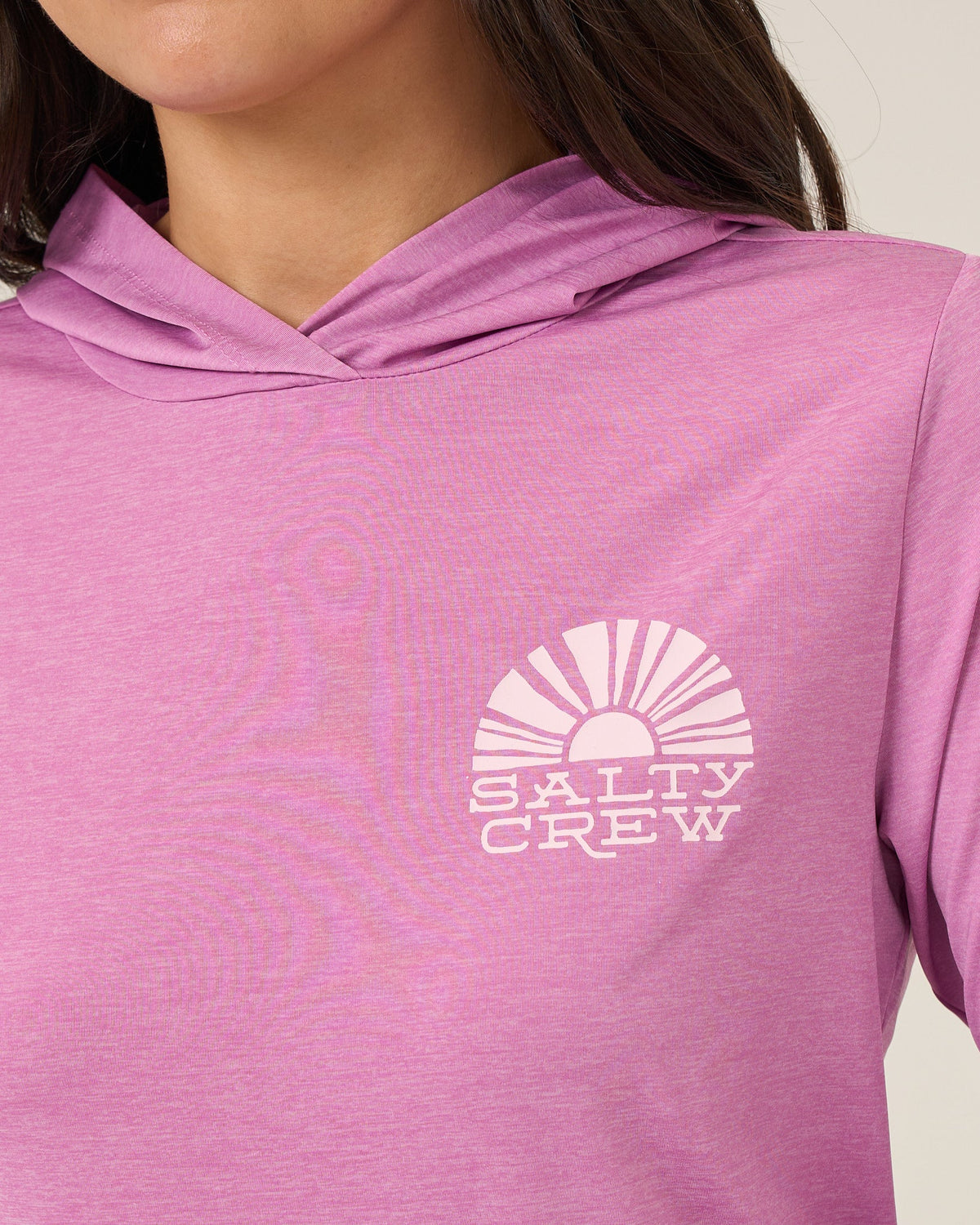 SUNSHINE HOODED SUNSHIRT - Violet | Salty Crew Premium