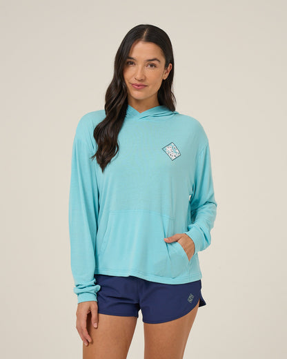 TIPPET FILL TECH HOODY - AQUAMARINE | Salty Crew Premium