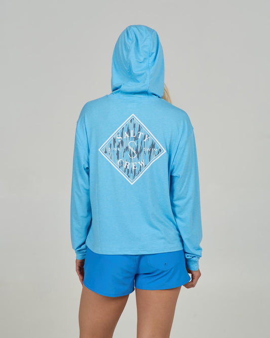 TIPPET FILL TECH HOODY - Pool Blue | Salty Crew Premium