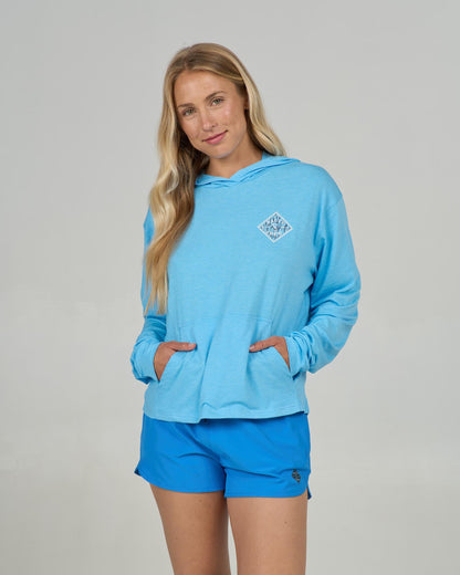 TIPPET FILL TECH HOODY - Pool Blue | Salty Crew Premium