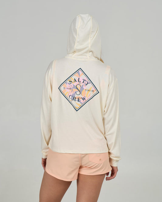 TIPPET FILL TECH HOODY - Off White | Salty Crew Premium