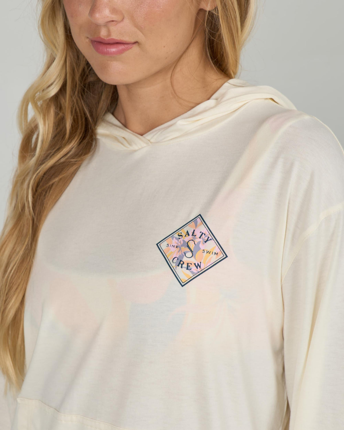 TIPPET FILL TECH HOODY - Off White | Salty Crew Premium