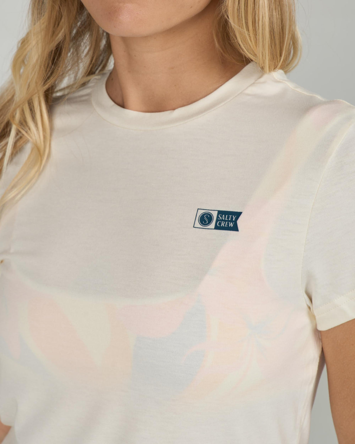 ALPHA TECH TEE - Off White | Salty Crew Premium