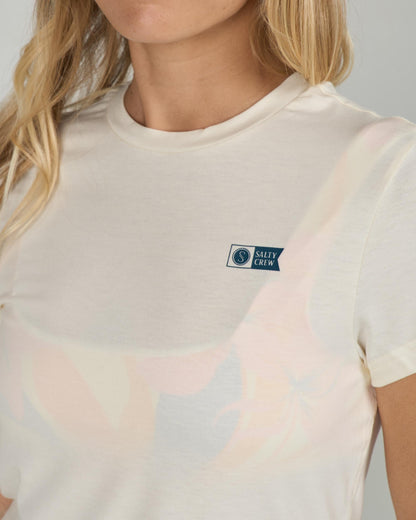 ALPHA TECH TEE - Off White | Salty Crew Premium